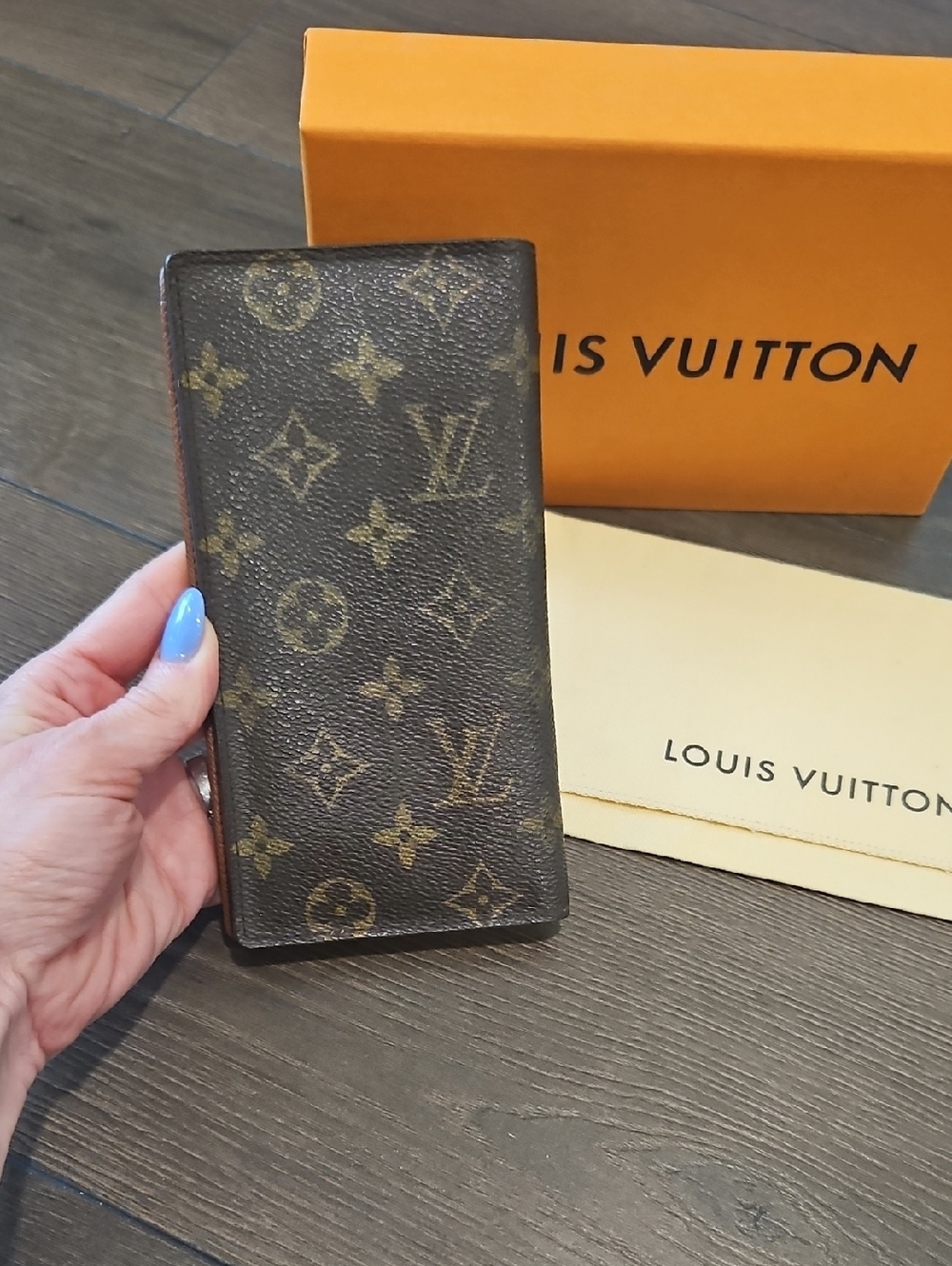 Louis Vuitton Monogram Long Wallet / Checkbook Cover – Vintage FULL INCLUSION - Picture 2 of 16